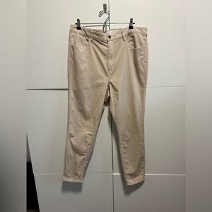 Loft skinny corduroy pearl pants